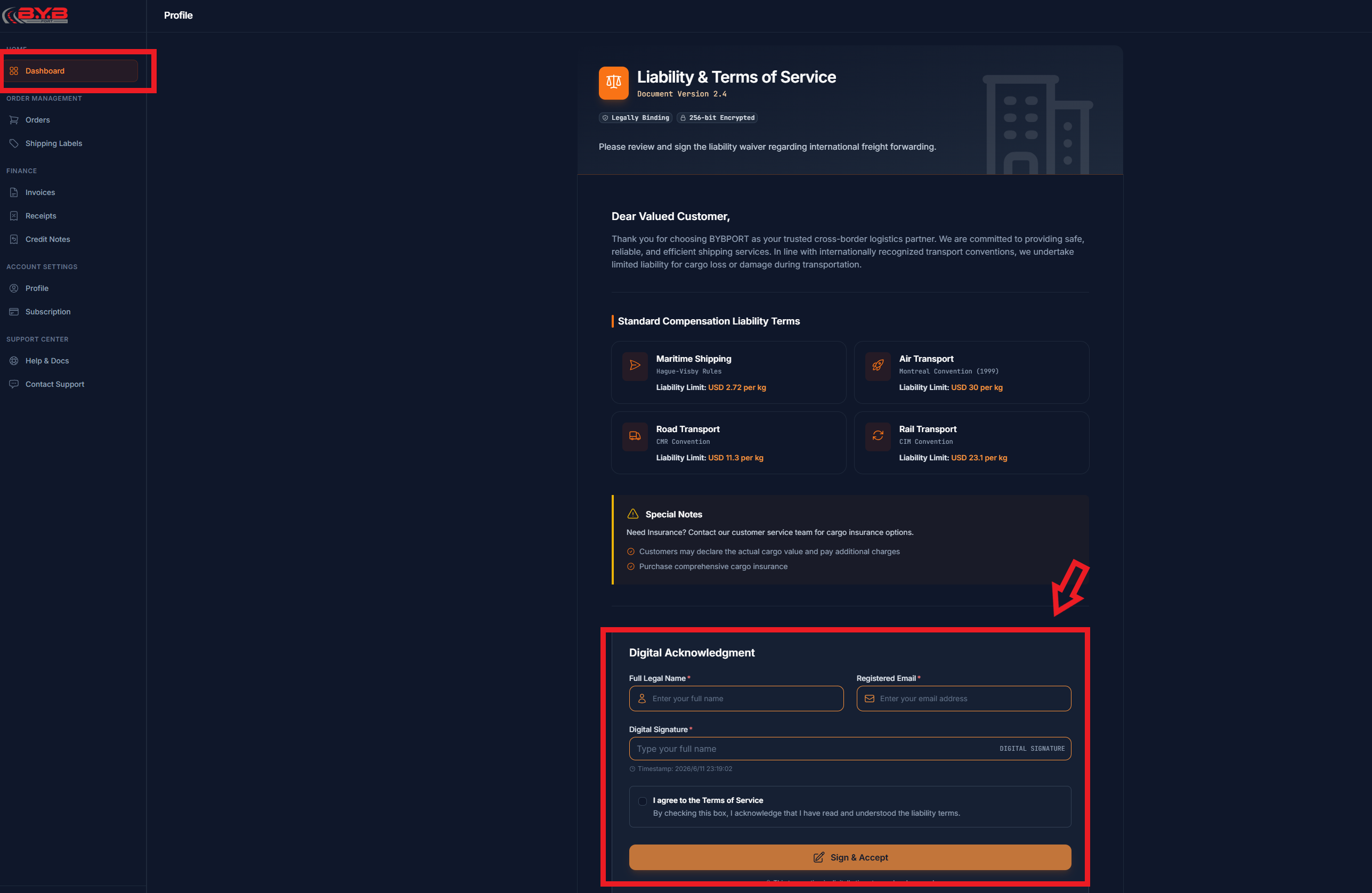 Get Your Dedicated China Warehouse Address - Screen 1